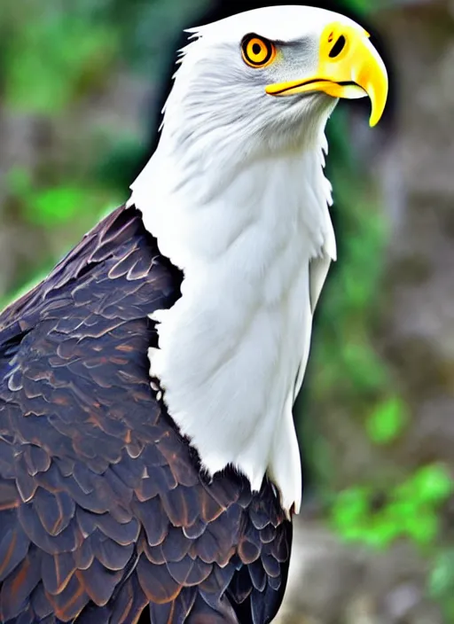 Prompt: portrait of a fish eagle by jason slabber