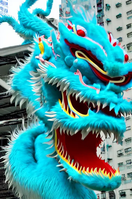 Image similar to cyan chinese dragon