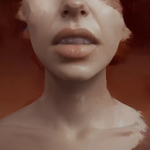 Image similar to a white and a brown woman merging together over time by greg rutkowski, hyperrealist, cinema 4 d, sicodelica, rendering unreal engine 5 digital art