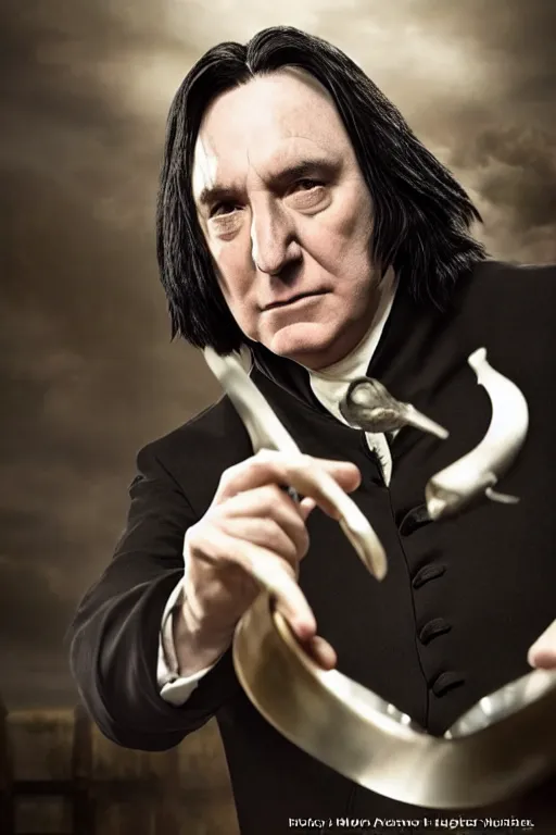 Prompt: severus snape as a masterchef judge, wide angle, redscale photography, dramatic lighting, photorealistic, cinematic lighting, high detail, cinematic feel, high octane, 4 k, unreal engine, digital render, intricate, ultra realistic, concept art
