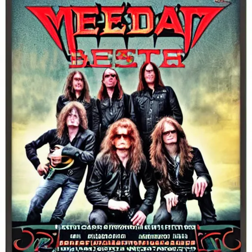 Image similar to megadeth, poster, band,