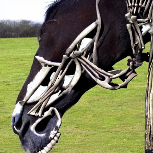 Image similar to a horse skeleton