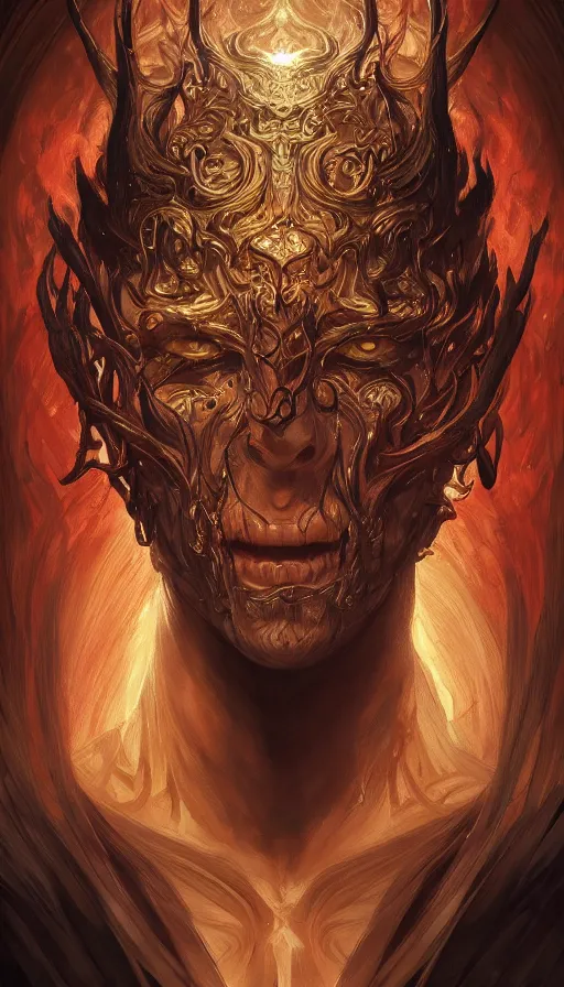 Image similar to demons, fame of thrones, lord of daggers, neon, fibonacci, sweat drops, insane, intricate, highly detailed, digital painting, artstation, concept art, smooth, sharp focus, illustration, Unreal Engine 5, 8K, art by artgerm and greg rutkowski and alphonse mucha