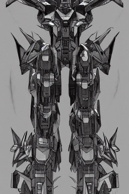 Image similar to very symmetrical!! full body illustrations of mecha, pen and ink, moderately detailed, concept art, moth, insect wing, artstation, deviantart, pinterest