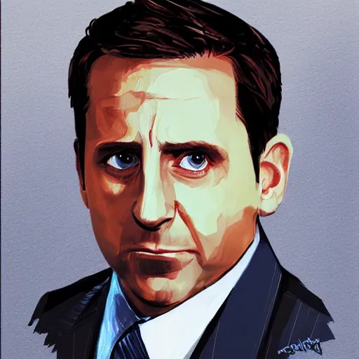 Image similar to michael scott by sutherland, graham