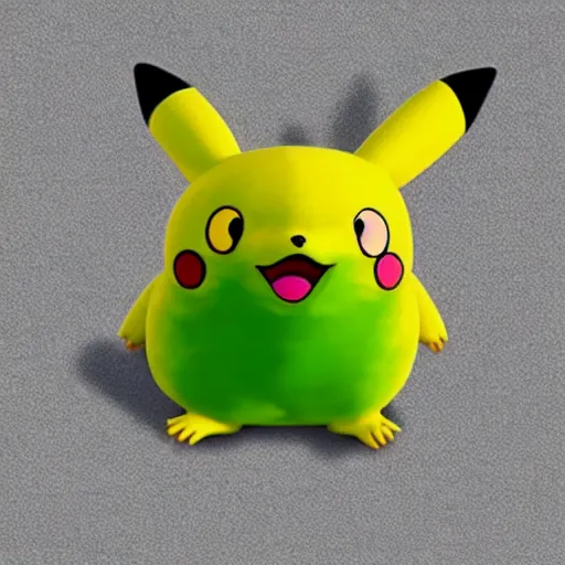 Image similar to a slime Pikachu