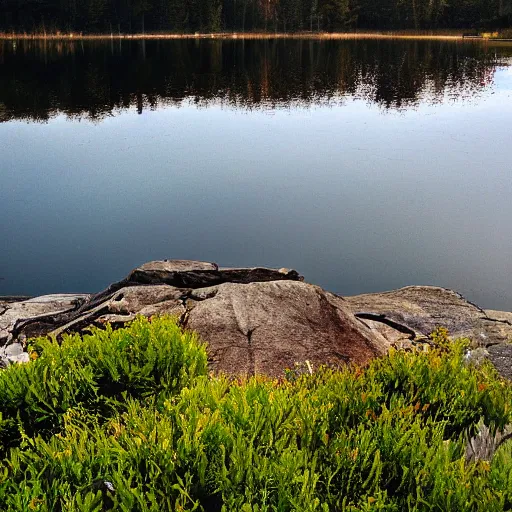 Image similar to if apple designed country, rhode island johnson pond aka lake