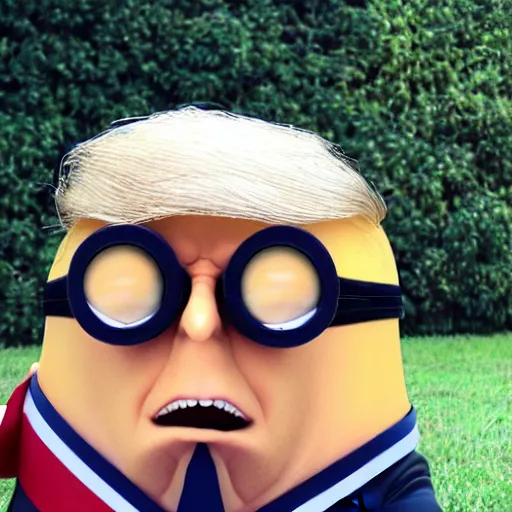 Prompt: Donald Trump as a minion