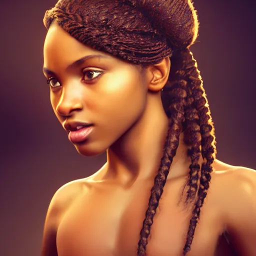 Prompt: a photorealistic hyperrealistic, bright brown eyes, light skinned african young girl, ponytail hair, flawless face, beautiful lips, cute face, gorgeous white veil, by wlop, artgerm, greg rutwoski, alphonse mucha, beautiful dynamic dramatic low - light moody lighting, cinematic atmosphere, artstation, concept design art, octane render, 8 k