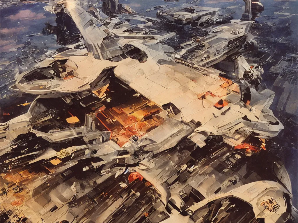 Prompt: ( ( ( ( ( thx 1 1 3 8, logan's run, matte painting, sci - fi illustration, sci - fi environment, painting ) ) ) ) ) by vincent di fate and john berkey and ralph mcquarrie!!!!!!!
