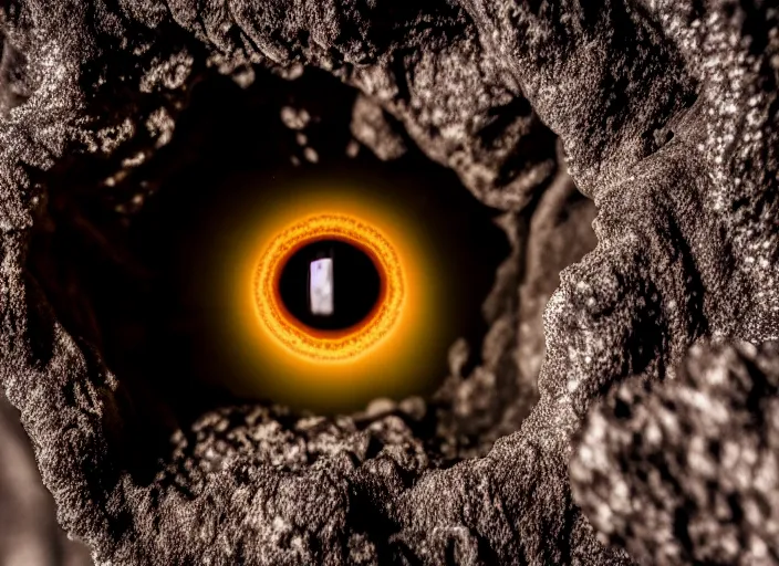 Image similar to photo of an eyeball in a cavern wrapped in roots underground. Fantasy magic style. Highly detailed 8k. Intricate. Nikon d850 55mm. Award winning photography.