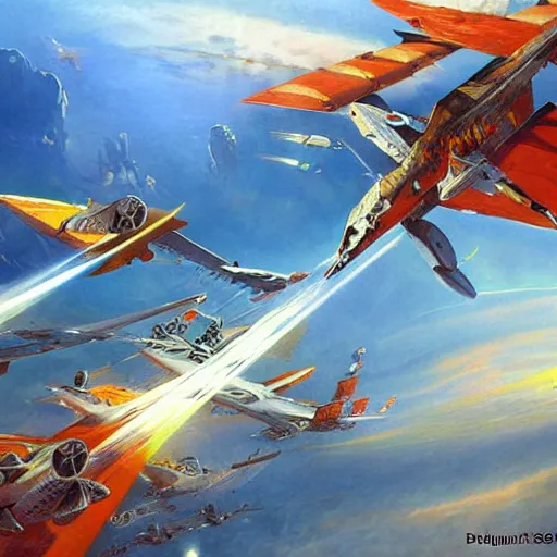 Prompt: flying stronghold, art by Dmitry Dubinsky