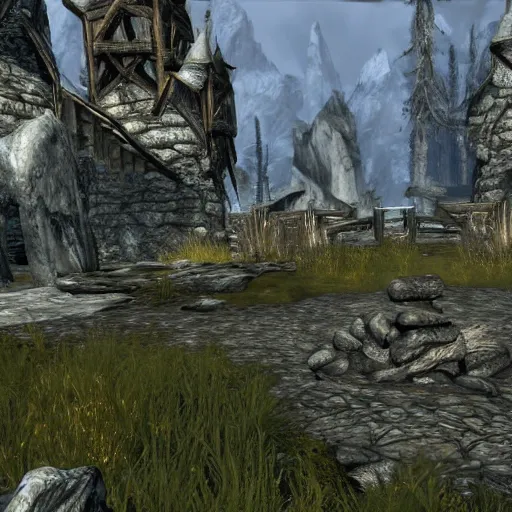 Prompt: stunning skyrim mod