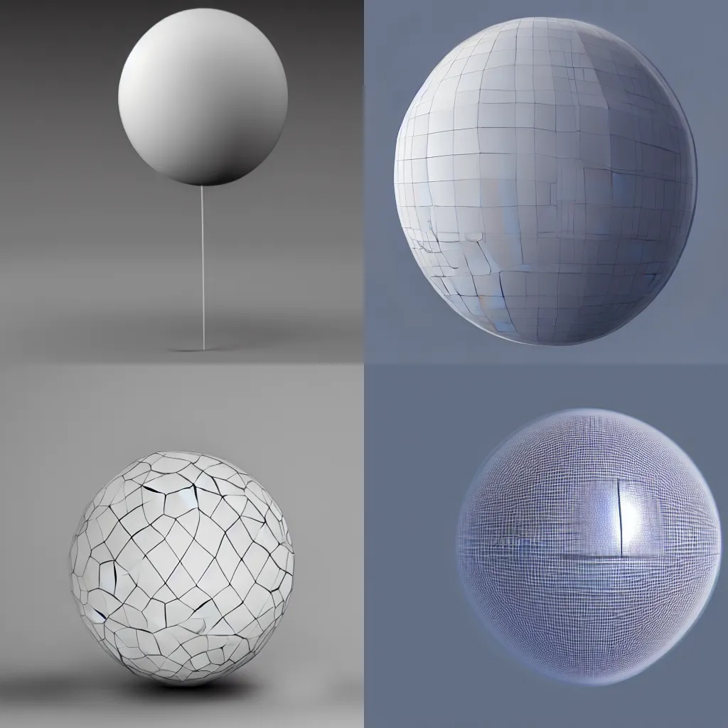 Prompt: 3d render of a sphere