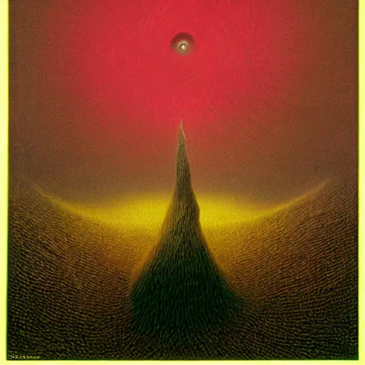 Image similar to a beautiful vortex in the style of Zdzisław Beksiński,