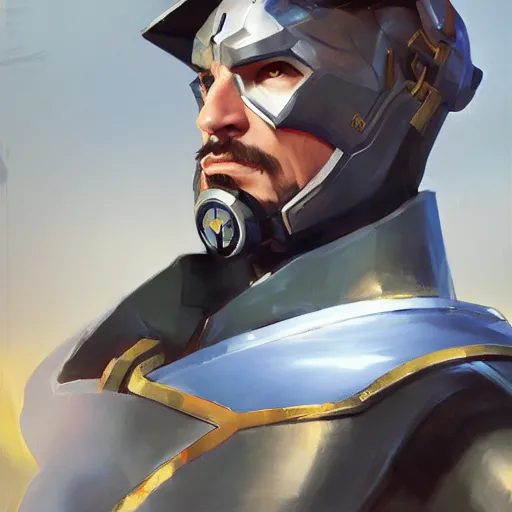 Image similar to greg manchess portrait painting of armored doctor strange as overwatch character, totally whack, medium shot, asymmetrical, profile picture, organic painting, sunny day, matte painting, bold shapes, hard edges, street art, trending on artstation, by huang guangjian and gil elvgren and sachin teng