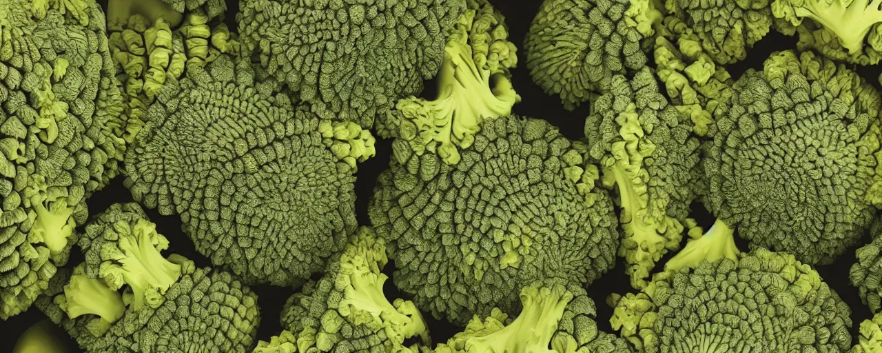 Image similar to biomechanical romanesco broccoli city, close up, depth of field, highly detailed, photorealistic