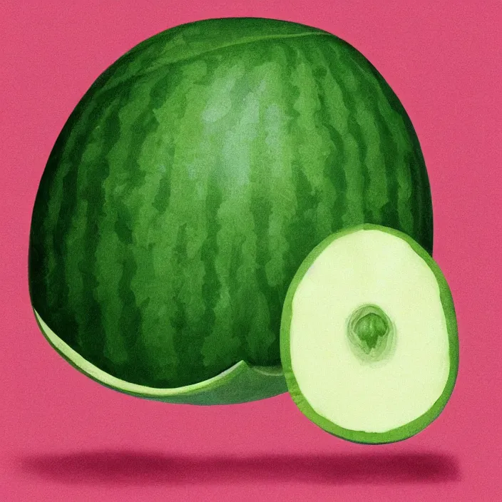 Image similar to jack black as a watermelon, 8 k,