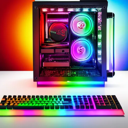 Image similar to RGB gaming pc