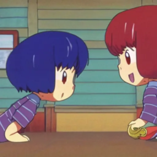 Image similar to blues clues in ponyo anime