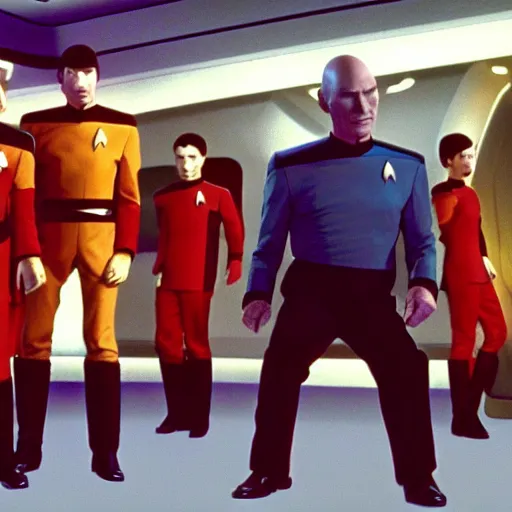 Image similar to captain picard's favorite holodeck simulation program, star trek : the next generation