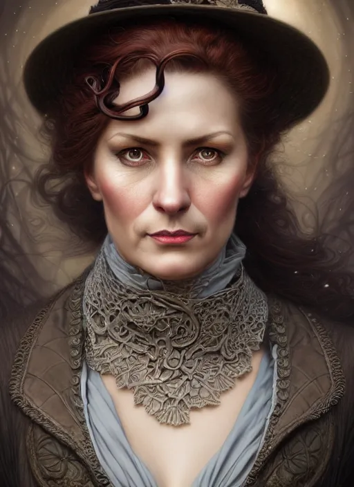 closeup portrait shot of a victorian era female | Stable Diffusion ...