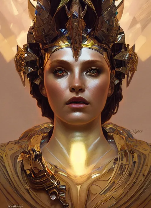 Prompt: the goddess hera looking angry, armour made of paper, volumetric lights, dystopian, intricate, elegant, highly detailed, digital painting, artstation, concept art, smooth, sharp focus, symmetric face, illustration, art by artgerm and greg rutkowski and alphonse mucha