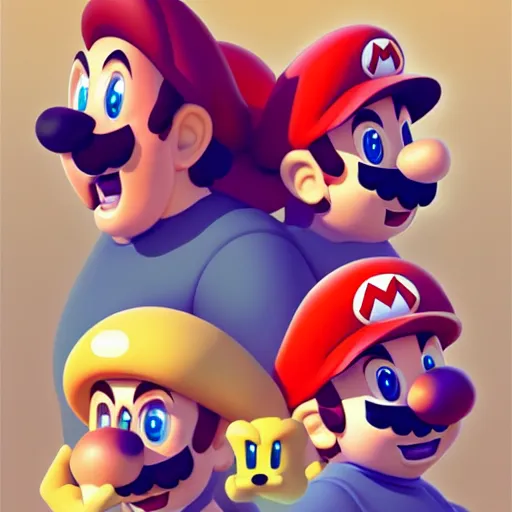 Image similar to face icon stylized minimalist super mario bros., loftis, cory behance hd by jesper ejsing, by rhads, makoto shinkai and lois van baarle, ilya kuvshinov, rossdraws global illumination