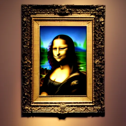 Prompt: The Mona Lisa as a beautiful black Girl . symmetrical, perfect body and face. dramatic angle, ornate, details, smooth, sharp focus, illustration, realistic, cinematic, artstation, award winning, rgb , unreal engine, octane render, cinematic light, macro, depth of field, blur, red light and clouds from the back, highly detailed epic cinematic concept art CG render made in Maya, Blender and Photoshop, octane render, excellent composition, dynamic dramatic cinematic lighting, aesthetic, very inspirational, arthouse by Leonardo da Vinci