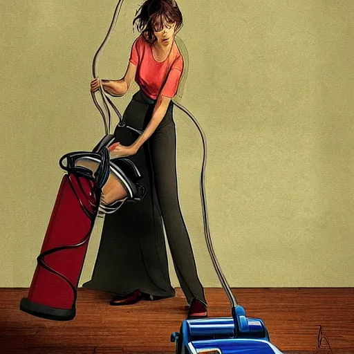 Image similar to If the concept of vacuum was a woman, digital art, fantastic composition, astonishing detail, beautiful lighting, award winning