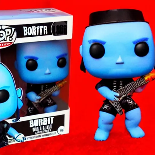 Prompt: dimmu Borgir as funko pop dolls