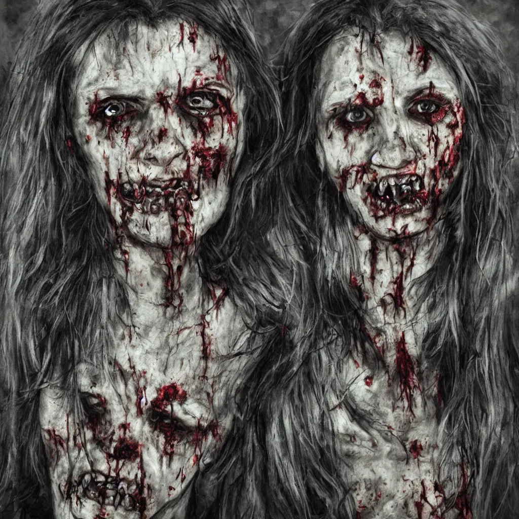 Image similar to zombie portrait