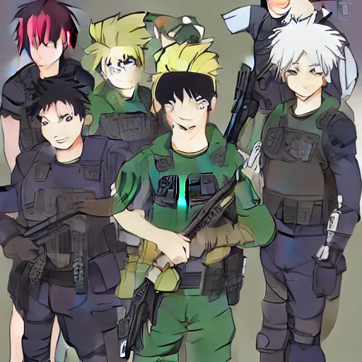 Prompt: Swat in anime style