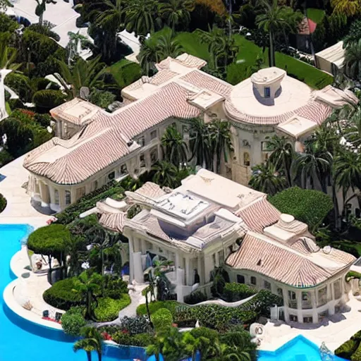 Prompt: trumps residence in mar a lago