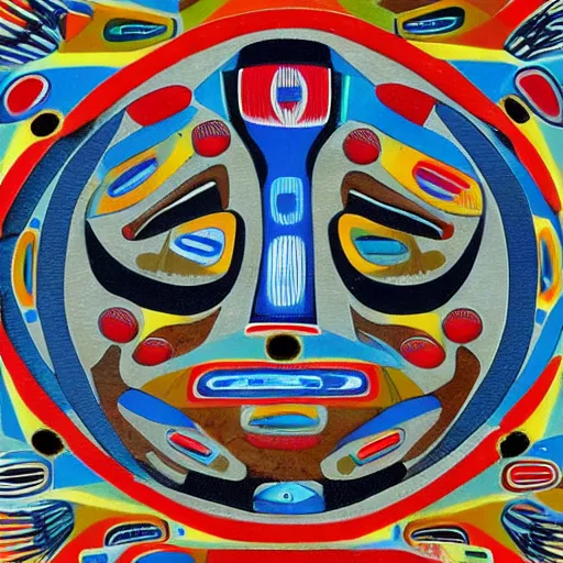 Image similar to haida, pacific northwest, formline, native american, art