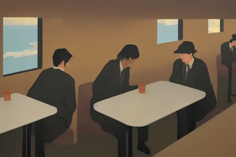 Image similar to diner near the route artwork by tim eitel