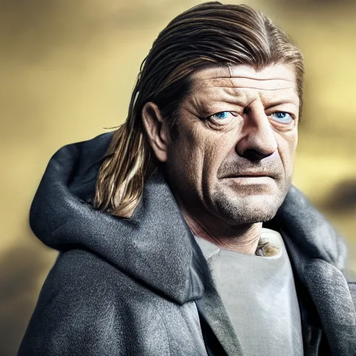 Image similar to sean bean award winning photorealism 4k taken by canon 5d mk4