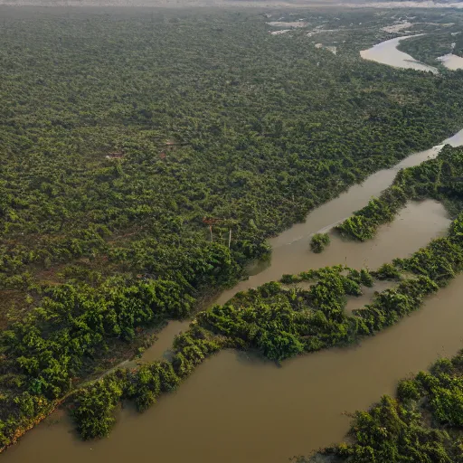 Prompt: still color photo, nong khai thailand mekong river, 8 k, 1 5 0 mp,