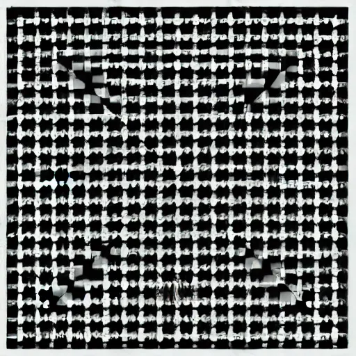 Image similar to black squares on 4 corners, symmetrical positioning