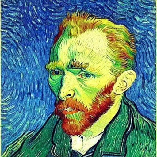 Image similar to beijin by van gogh