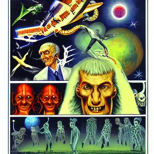 Image similar to stranger organisms, by kelly freas