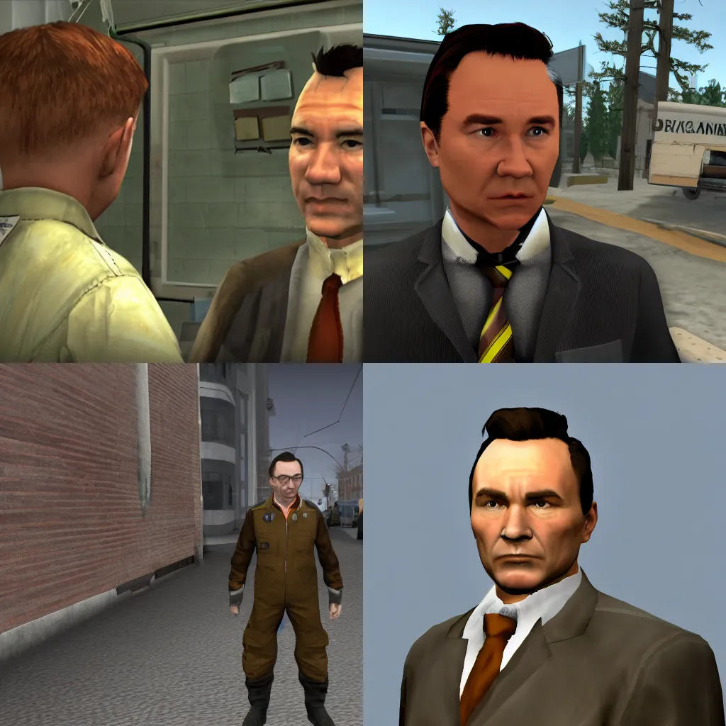 Prompt: Stefan Löfven as a citizen character in Half Life 2