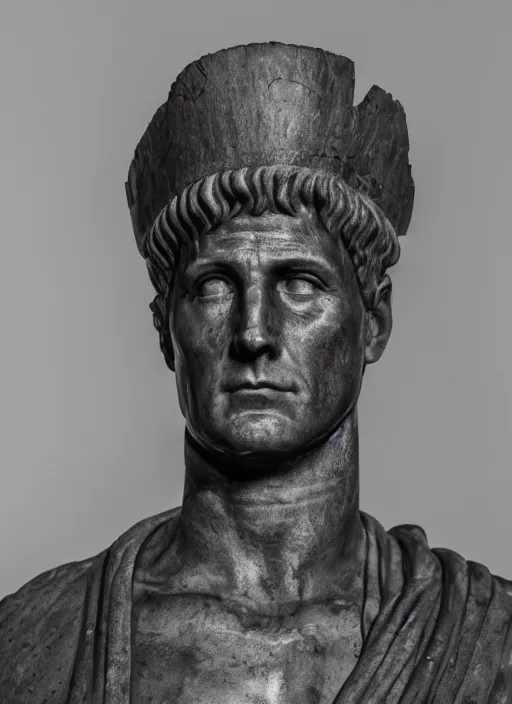 Image similar to a full portrait photo of julius caesar, f / 2 2, 3 5 mm, 2 7 0 0 k, lighting, perfect faces, award winning photography.