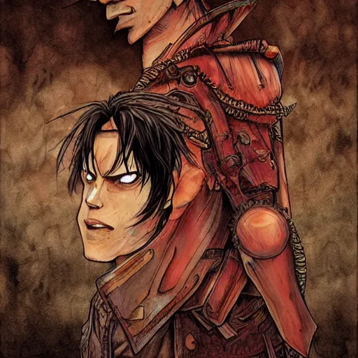 Image similar to planescape art style akira