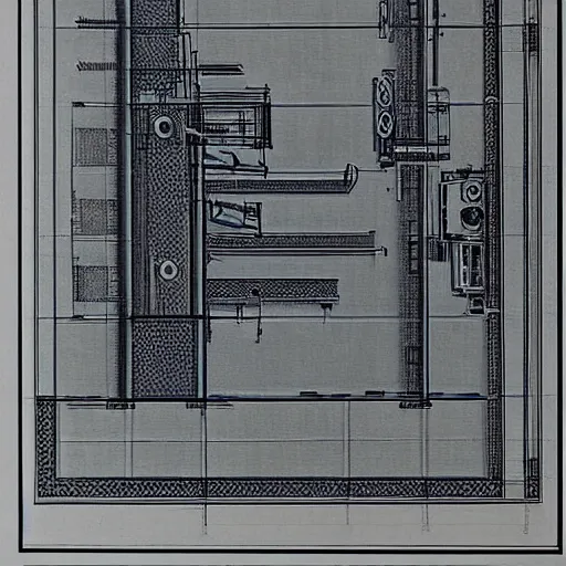 Prompt: very detailed blueprints of a working time machine