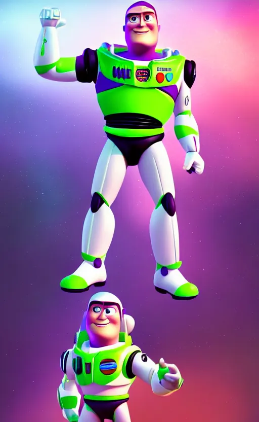 Prompt: kevin hart as buzz lightyear, dynamic lighting, photorealistic fantasy concept art, trending on art station, stunning visuals, creative, cinematic, ultra detailed