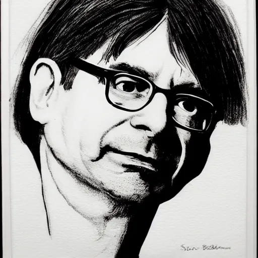 Image similar to steve albini, illustration, by pamela colman smith