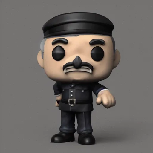 Image similar to 3 d render of funko pop figurine of adolf hitler. realistic. photo. photorealistic. detailed. high quality. high resolution. lossless quality. lossless. 8 k. hdr. 4 k. 8 k resolution. 1 6 k resolution