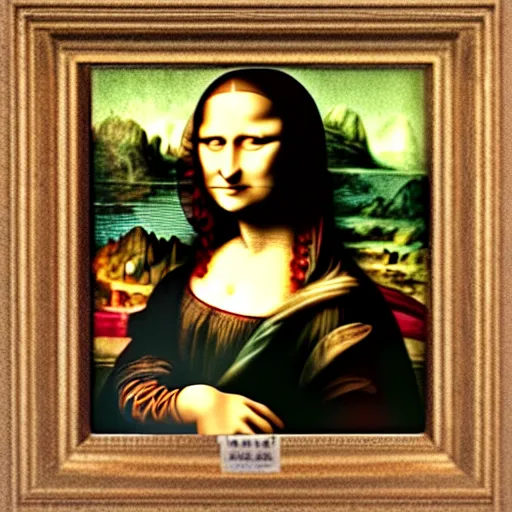 Image similar to “Mona Lisa in real life, photography, Ultra HD, 4k resolution”