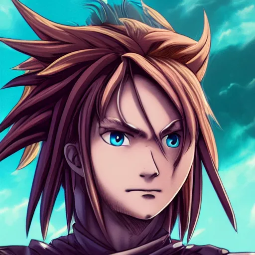 Prompt: Crono portrait, 4k, hyper detailed